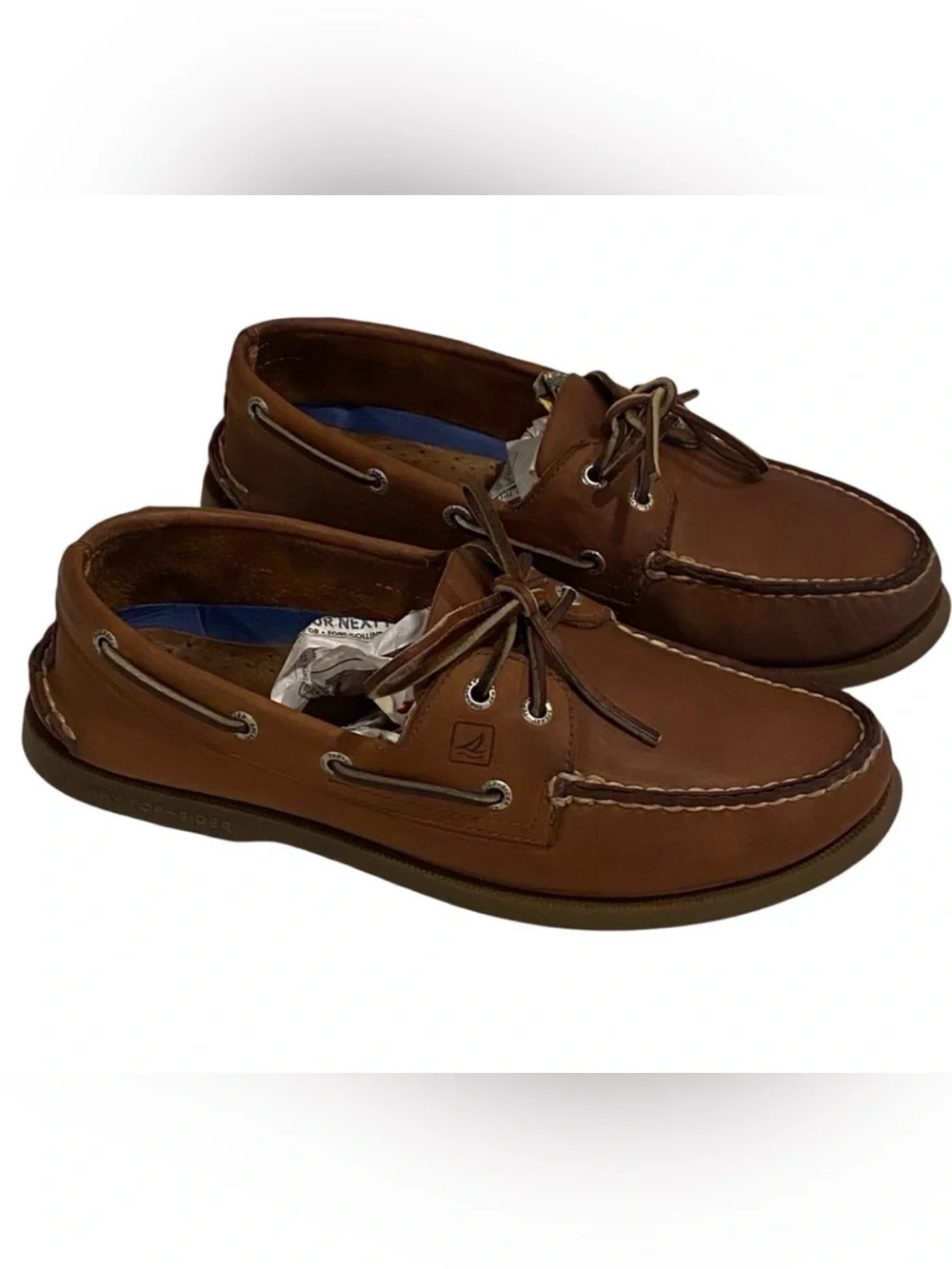 Sperry Brown Leather Original Boat Shoes Tp-Siders - Like New - Men’s 9